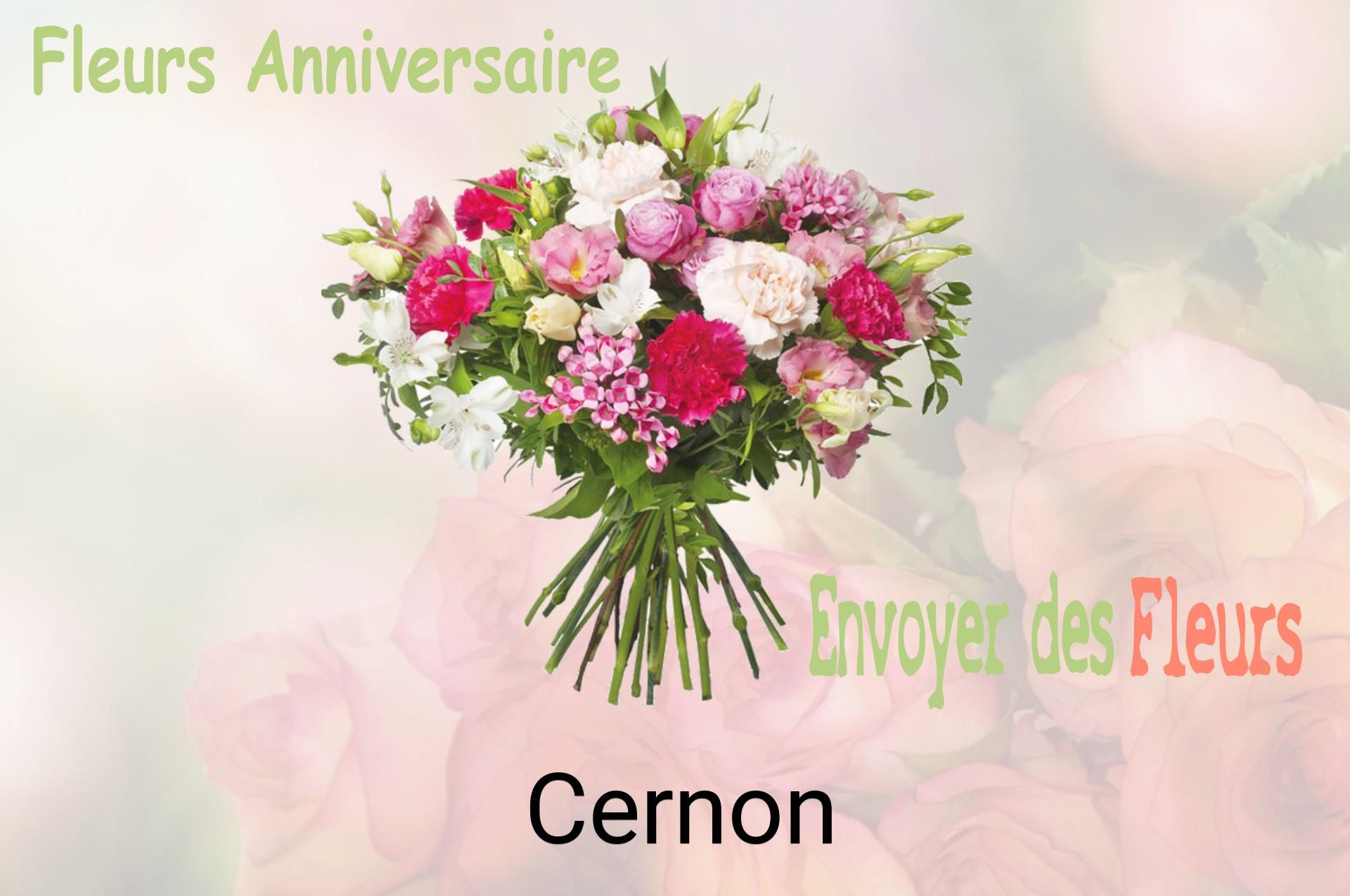 Bouquet de fleurs d’anniversaire livré à Cernon